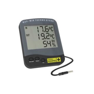Digitales Thermo-Hygrometer mit externer Messsonde